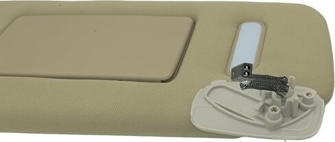 22850306 Sun Visor Left Driver Side Beige w/Mirror for 2007-2013 Chevy Avalanche Silverado Suburban 1500 2500 3500 2007-2014 Cadillac Escalade ESV Chevy Tahoe GMC Yukon in Saudi Arabia