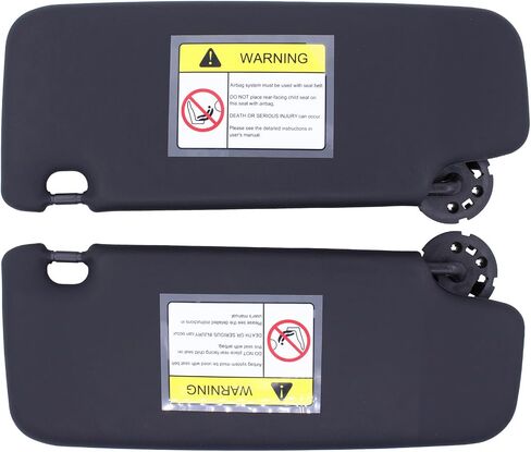 MOTOKU Pair Black Sun Visor for Chevrolet Cruze 2011-2019 3 Screws Hole Sunvisor Left Driver and Right Passenger Side in Saudi Arabia
