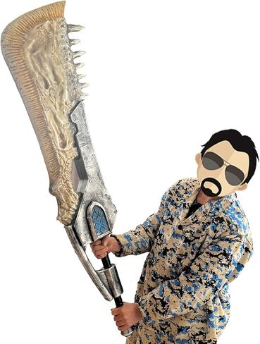 Monster Hunter Cosplay Prop Hunter's سلاح دارجون سيف II وسيف ناتالي أرتميس، 1:1 دعائم لعب الأدوار، للتمثيل والجمع in Kuwait