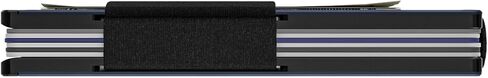 Slim Wallets for Men - Metal Card Holder Wallet Made in USA - RFID Blocking Minimalist Wallet - Aluminum Wallet With Cash Strap - Front Pocket Wallet for Men in Saudi Arabia