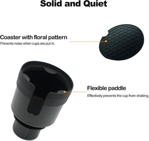 for Cup Holder Phone Holder,Cup Adapter Adjustable Base Compatible with Yeti 14/24/36/46oz Ramblers,Hydro Flasks 32/40oz Car Cup Holder Expander Adapter Cybertruck Accessories in Saudi Arabia