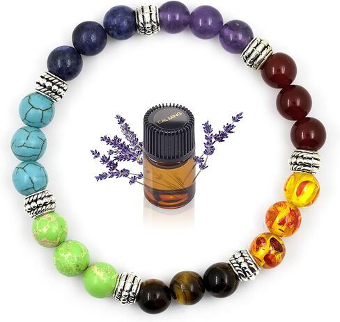 Zebra Stone Bracelet Lava Rock Bracelet With Lavender Oil Elastic Beaded Bracelet Used for Relaxing Stress Relief Gifts for Women in Saudi Arabia