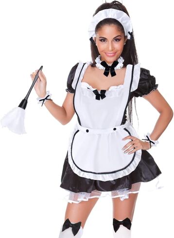 Women French Maid Costume Accessories Kit Anime Cosplay Dress Apron in Saudi Arabia