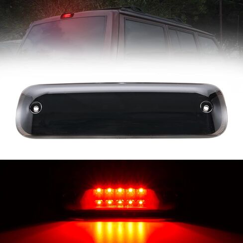 HAKA TOUGH LED 3rd Third Brake Light, Rear Brake Center High Mount Stop Tail Light for Jeep Cherokee 1997 1998 1999 2000 2001 Accessories,Replace OEM # 55155614AE,Smoked,1PCS in Saudi Arabia