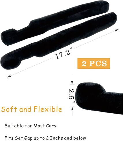 Car Seat Gap Filler Organizer, 2 Pcs Car Seat Organizer Front Seat Gap Filler, Common Fit Organizer Stop Things from Dropping,4 Pcs Car Seat Headrest Hook(6 Pack) in Saudi Arabia
