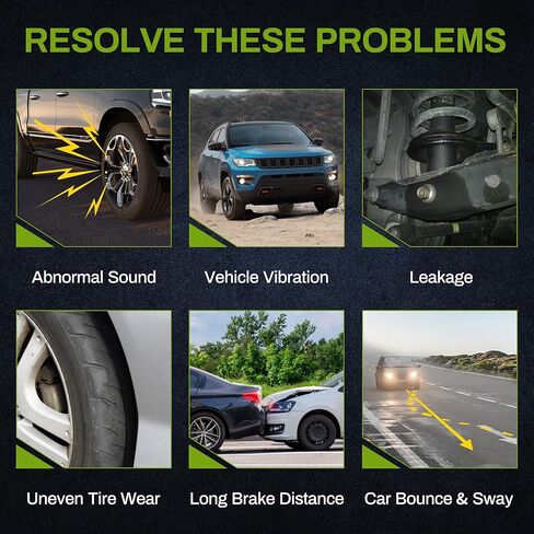 زوج أمامي من AUTOSAVER88 مجموعة صدمات كاملة متوافقة مع تيتان باثفايندر أرمادا إنفينيتي Qx56 in Kuwait