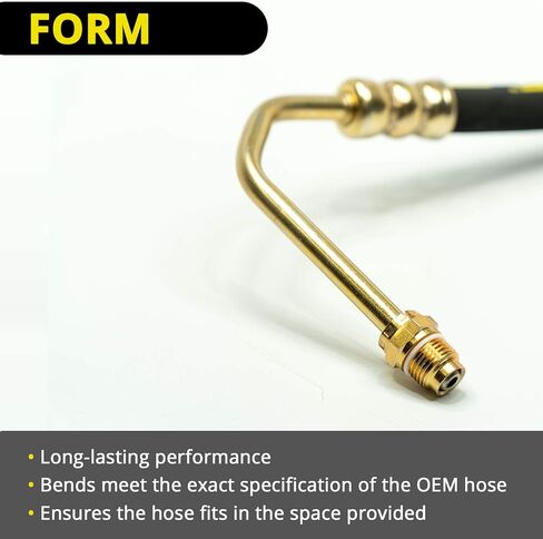 Edelmann Elite 71826E Power Steering Pressure Hose - Car Accessories and Equipment, For 1993-1998 Jeep Grand Cherokee, 1993-1996 Jeep Grand Wagoneer in Kuwait