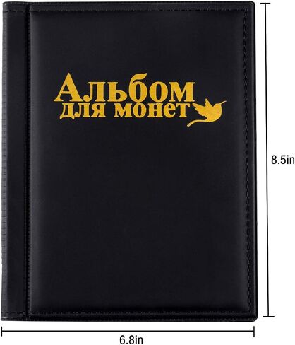 Ettonsun 250 Pockets Coin Collecting Holder Album - Coin Collection Book Supplies Holders for Collectors in Saudi Arabia