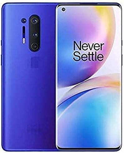 Battery Back Cover Rear Panel Glass with Camera Glass Lens/Flash Replacement for OnePlus 8 Pro 5G +Tools (Blue) in Saudi Arabia