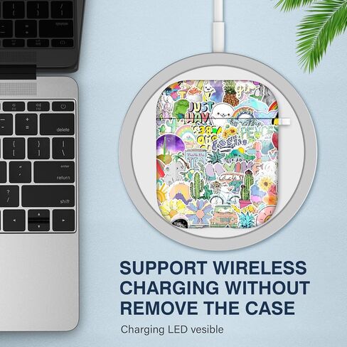 maxjoy لحالة airpods، أنيمي الكرتون تصميم لطيف airpods الجيل الأول والثاني غطاء حالة لقرون الهواء الرجال الفتيان الفتيات الأطفال، حالات kawaii لairpods التفاح 1/2، أنيمي الأبيض سحابة الحبل in Kuwait