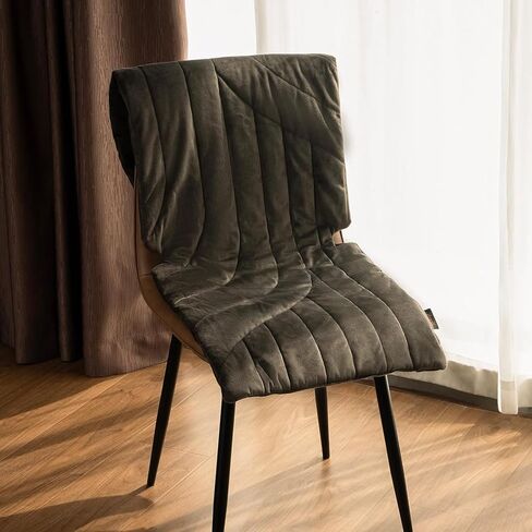 ZonLi Dutch Velvet USB Heated Pad for Chair, Sofa and Couch, Portable Cordless 5V Electric Heated Cushion with 3 Heat Levels (104°F -140°F), includes 4.92-feet USB Extension Cable(Burgundy) in Kuwait