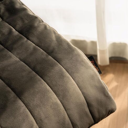 ZonLi Dutch Velvet USB Heated Pad for Chair, Sofa and Couch, Portable Cordless 5V Electric Heated Cushion with 3 Heat Levels (104°F -140°F), includes 4.92-feet USB Extension Cable(Burgundy) in Kuwait