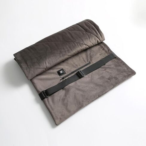 ZonLi Dutch Velvet USB Heated Pad for Chair, Sofa and Couch, Portable Cordless 5V Electric Heated Cushion with 3 Heat Levels (104°F -140°F), includes 4.92-feet USB Extension Cable(Burgundy) in Kuwait