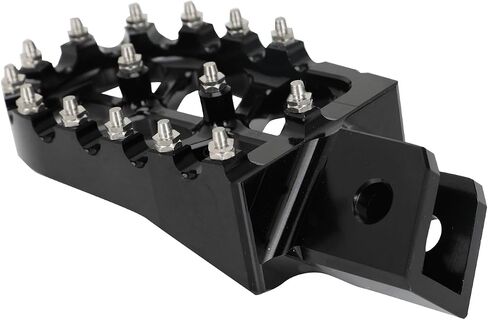 Dirt Bike Foot Pegs,Motorcycle Footpegs Wider Foot Pegs Rest Pedal CNC for TW 200 TW200 1987-2023 Black in Saudi Arabia