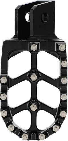Dirt Bike Foot Pegs,Motorcycle Footpegs Wider Foot Pegs Rest Pedal CNC for TW 200 TW200 1987-2023 Black in Saudi Arabia