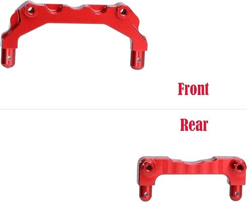 لأجزاء ترقية Hyper Go H14BM أجزاء ترقية أمامية وخلفية RC لصدمات البرج وأعمدة الجسم لـ MJX Hyper Go H14BM 14210 14209 Jetwood 1/14 مجموعة ترقية مقياس أحمر in Kuwait