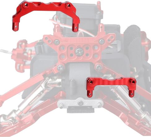 لأجزاء ترقية Hyper Go H14BM أجزاء ترقية أمامية وخلفية RC لصدمات البرج وأعمدة الجسم لـ MJX Hyper Go H14BM 14210 14209 Jetwood 1/14 مجموعة ترقية مقياس أحمر in Kuwait