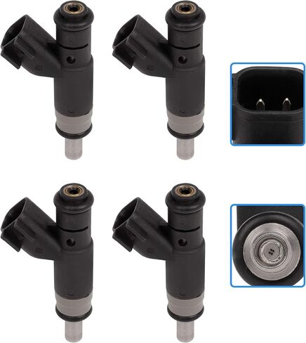 Fuel Injectors ECCPP 4pcs 4 Holes Fuel Injector Kit 4891577AC fit for 11-13 for Chrysler for 200, 07-10 for Chrysler for Sebring, 07-13 for Jeep for Compass/Patriot in Kuwait