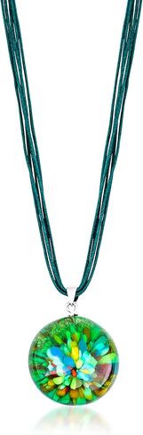 Venetian Murano Glass Necklaces Earrings Bracelets | 100% Handmade & 100% Unique | Pendants | Earrings | Protection | Positive Energy | Balance | Jewelry | Comes with Beautiful Gift Box in Saudi Arabia
