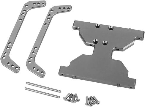 Aluminum Chassis Armors Anti-Collision Protection Skid Plate for 1/10 RC Crawler Axial Capra 1.9 Unlimited Trail Buggy UTB Currie F9 AXI03004 Metal Upgrade Parts (Silver) in Kuwait