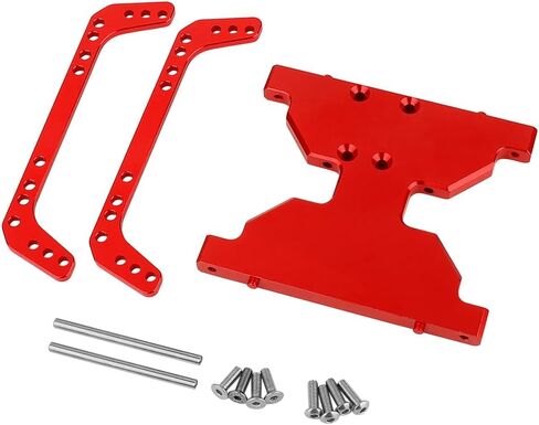 Aluminum Chassis Armors Anti-Collision Protection Skid Plate for 1/10 RC Crawler Axial Capra 1.9 Unlimited Trail Buggy UTB Currie F9 AXI03004 Metal Upgrade Parts (Silver) in Kuwait