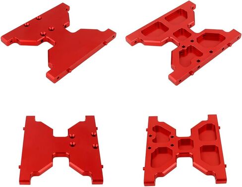 Aluminum Chassis Armors Anti-Collision Protection Skid Plate for 1/10 RC Crawler Axial Capra 1.9 Unlimited Trail Buggy UTB Currie F9 AXI03004 Metal Upgrade Parts (Silver) in Kuwait