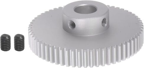 HARFINGTON Step Spur Gear 12mm Bore Gear 60T Mod 1 Aluminum Alloy Motor Gear for RC Car Replacement Parts Accessories Electric Grinder Gearbox Reduction Gear Reducer in Saudi Arabia