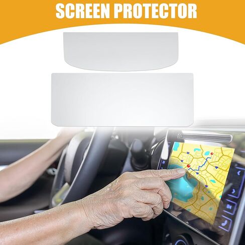 واقي شاشة - واقي شاشة ملاحة زجاجي مقوى للسيارة - لسيارة إنفينيتي QX60 2022-2023 زجاج مقوى شفاف - مجموعة واحدة in Kuwait