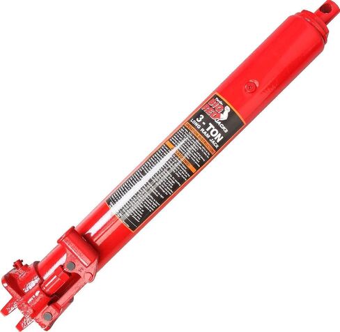 BIG RED T30306-1 Torin Hydraulic Long Ram Jack with Single Piston Pump and Clevis Base (Fits: Garage/Shop Cranes, Engine Hoists, and More): 3 Ton (6,000 lb.) Capacity, Red in Saudi Arabia