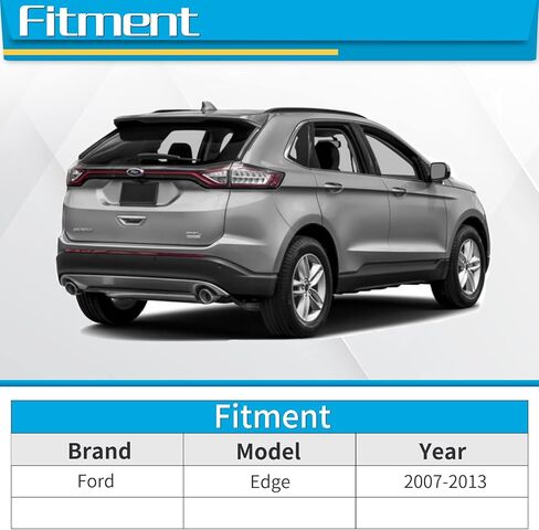 شفرة ذراع الممسحة الخلفية، بديلة لسيارة Ford Edge 2007-2013 - استبدال مجموعة ممسحة الزجاج الأمامي الخلفية من ZOFFI - نافذة تنظيف مطاطية طبيعية لجميع المواسم in Kuwait
