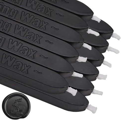 TELOSMA Navy Blue Sealing Wax Candle - Sealing Wax with Wick, Homemade Wax Seals for Wedding or Event Party Invitation,Thanks Giving Card, Christmas Thanks Card Envelope, 12 Count in Saudi Arabia