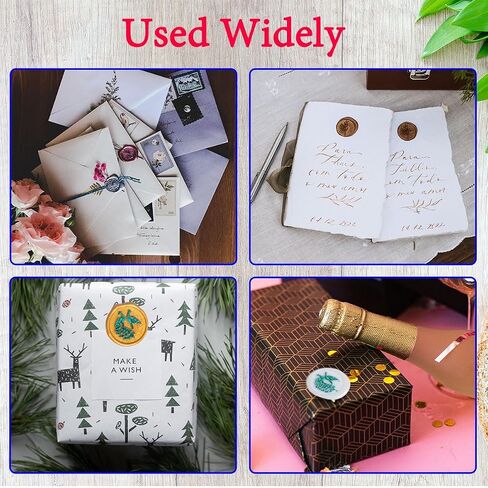420 PCS Pine Green Sealing Wax Beads Kit Tomgenrine,with 1PCS "Forever Young" Sealing Wax Stamp with Removable Brass Head Wooden Handle for Making Letter Greeting Cards and Party Invitation in Saudi Arabia