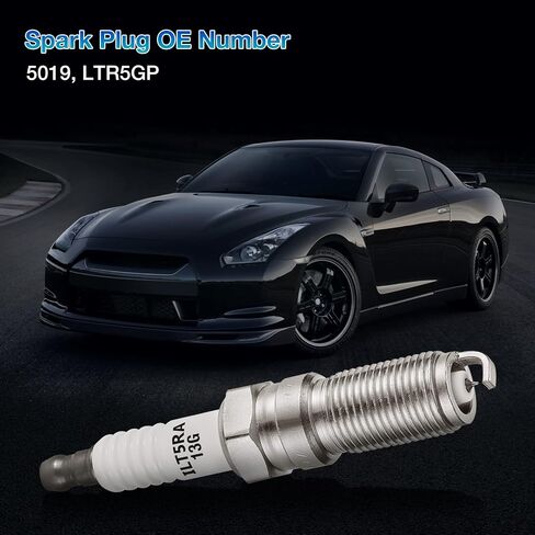 BDFHYK Set of 6 Iridium Spark Plug Compatible with Edge Fusion Taurus Taurus X Flex,Lincoln MKZ MKS MKT MKX,Mercury Sable,3.5L 3.7L V6,Engine Replacement for 5019 LTR5GP in Kuwait