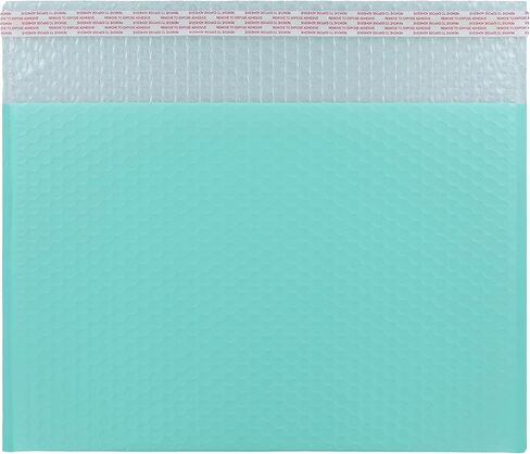 16 × 11 بوصة فقاعات بريدية ذات فتحة جانبية باللون الأزرق المخضر (25 حزمة) in Kuwait