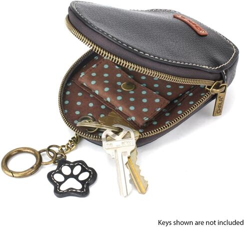 CHALA Mini Coin Purse Keychain - RFID Protected Card Holder and Coin Purse Accessory - Turtle A in Kuwait