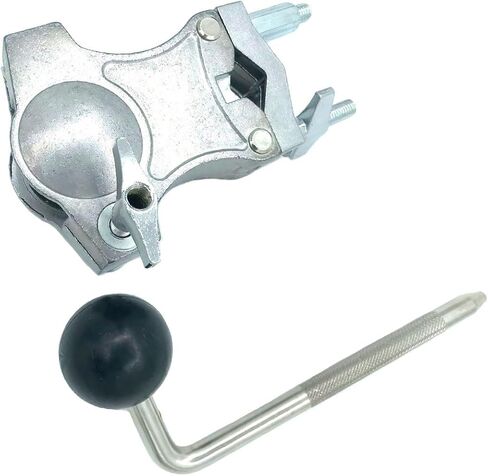 Single L Rod Mount Clamp Adjustable Drum Clamp Metal L-Rod Cowbell Mounting Bracket Percussion Mount Holder for Tom Durm Set Parts Extension Clip Accessory Hardware in Saudi Arabia