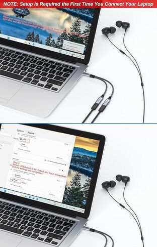 Dual USB C Headphone and Charger Adapter, 2 in 1 Type C Audio and Fast Charging Dongle USB C Splitter Cable for iPhone 15, Samsung Galaxy, Google Pixel, Android Series, iPad, Laptop in Kuwait