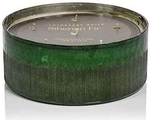 Zodax Siberian FIR Antique Silver Wood Wick Scented Candle in Saudi Arabia