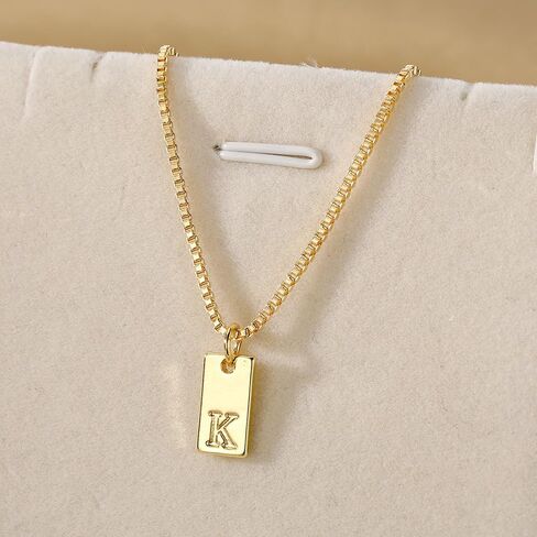 Layered Initial Necklaces Gold for Women, 14K Gold English Plated Initial A-Z Letter Necklace Pendant Personalized Dainty Link Chain Chokers, Mothers Day Jewelry Gifts for Girls in Saudi Arabia