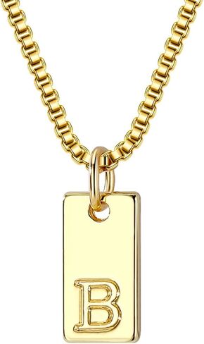 Layered Initial Necklaces Gold for Women, 14K Gold English Plated Initial A-Z Letter Necklace Pendant Personalized Dainty Link Chain Chokers, Mothers Day Jewelry Gifts for Girls in Kuwait