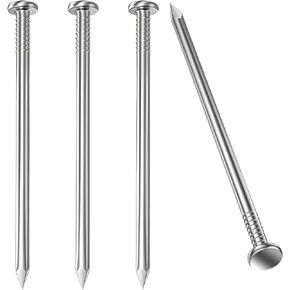 150PCS Hardware Nails, Wood Nails, Long Nails, Galvanized Concrete Wall Nail for Hanging Pictures and Woodworking, Cement Nails Suit for Drywall and Pine (2 in)