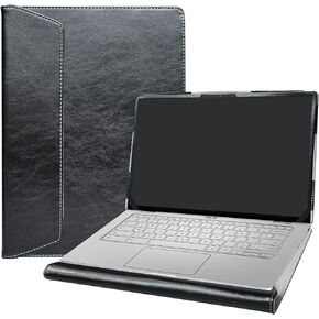 Alapmk Protective Case for ASUS Chromebook Flip C434, C403NA & ExpertBook B9, Black - Laptop Case with Cooling Liner & Elastic Bands, 14" Compatible Devices