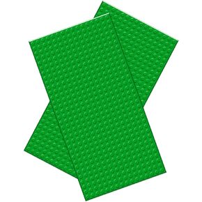 BOROLA Classic Baseplates Building Brick -10 "x 5"، متوافق مع معظم قوالب بناء العلامات التجارية الكبرى، يستخدم لركائز بناء الأبراج وقواعد سطح المكتب (4 عبوات، رمادي فاتح)