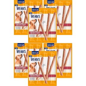 Vitakraft 24 Pack of Treaties for Dogs, Smoked Chicken Recipe with Sweet Potato, Munchable Treat Sticks
