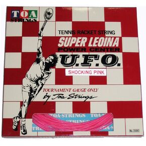 Super Leoina Power Center U.F.O. Tennis String, Pink