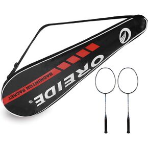 2 Racket Tennis Bag Portable Badminton Racquet Cover Bag Racquetball Pack Bag Sport Tennis Racket Cover Case Gym Equipment Single Shoulder Carry Bag for Tennis Badminton, Black, one size