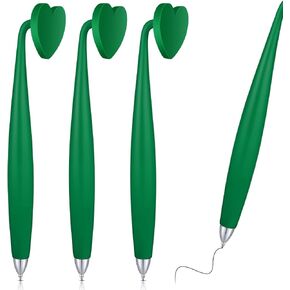 Glenmal 3 Pcs Magnetic Pens Funny Wiggle Pen Black Ink Magnet Heart Pens for Fridge and Other Magnetic Surfaces, Gifts Office School Supplies