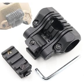 Tactical Helmet Flashlight Mount Fast ARC Rail Adapter 20mm