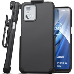 حافظة بحزام مغلف لهاتف Moto G Stylus 5G 2023 مع حافظة هاتف بمشبك (Motorola G Stylus 5G - 2023)