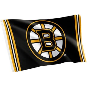 Desert Cactus Boston Bruins Flag NHL 100% Polyester Indoor Outdoor 3x5 feet National Hockey League Team Flags (Flag A)